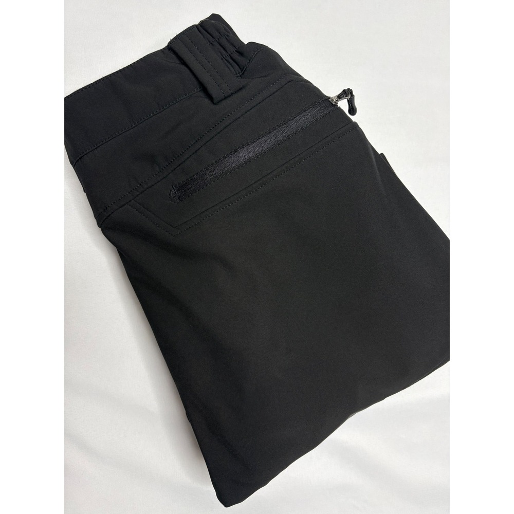 Free Soldier Mens Black Softshell Tactical Hiking Pants Fleece Lined 34x30